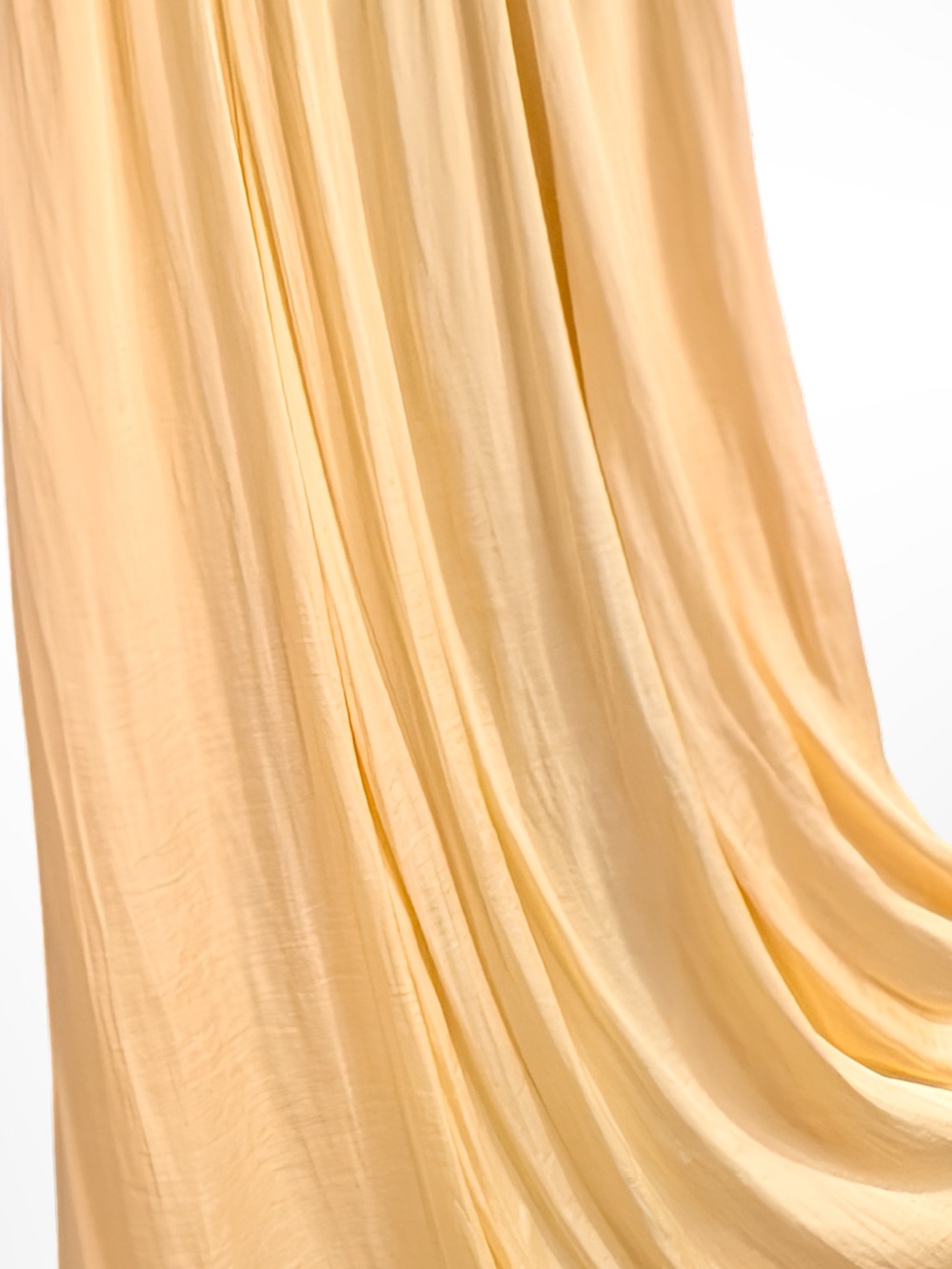 Valerie Stevens Boho Printed Elastic Waist Silk Blend Maxi Skirt Yellow XL - Picture 9 of 16